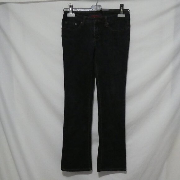 YGDA JEANS | size 28 | Classic Dark Denim Jeans | Button and Zip-Up Closure - Picture 1 of 16